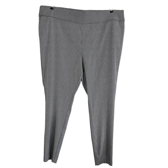 Apt 9 Neutral Pant 22 Black Ankle Minimalist Retro Office 80s Classic Workwear - Picture 1 of 13